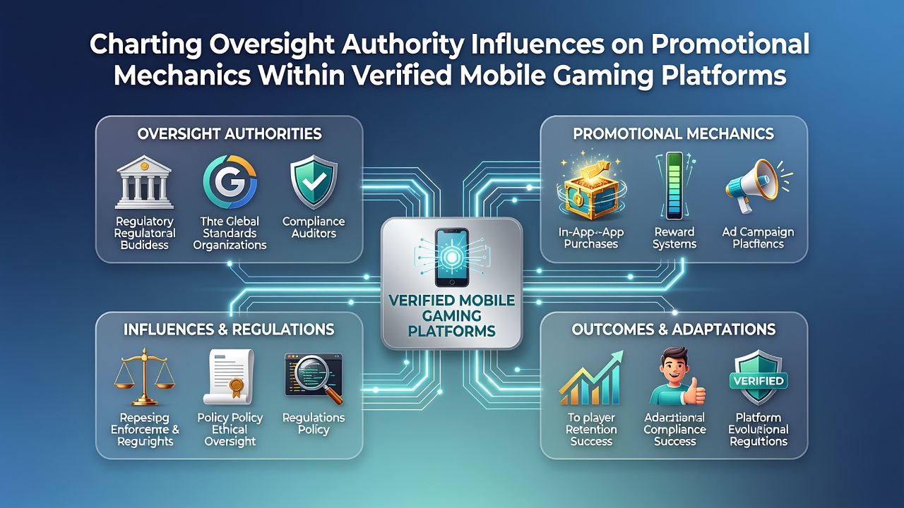 Illustration der Schnittstellen zwischen Aufsichtsbehörden und Bonusmechanismen in mobilen Casinos