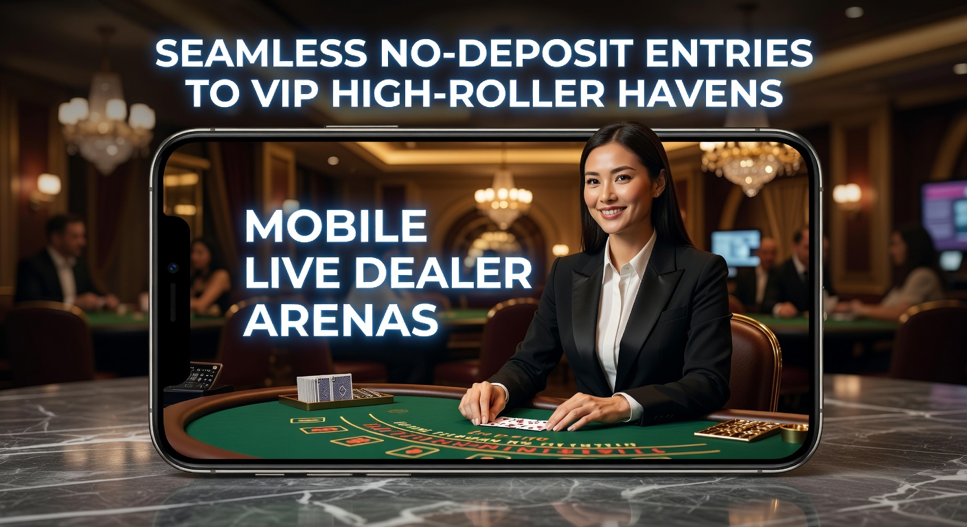 Ein eleganter VIP-Tisch in einer mobilen Live-Dealer-App mit High-Roller-Spielern und nahtlosem Zugriff ohne Einzahlung